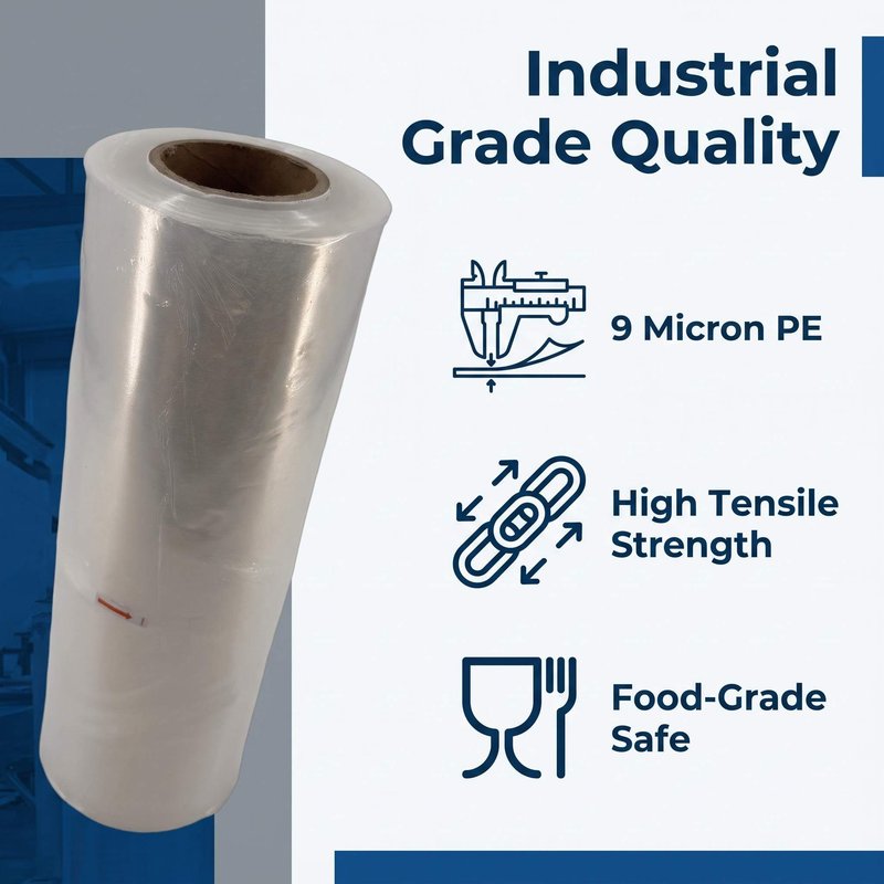 Food-Grade PE Cling Film Roll 38cm×600m – Commercial Kitchen & Catering Bulk - image 2 Food-Grade PE Cling Film Roll 38cm×600m – Commercial Kitchen & Catering Bulk - image 2